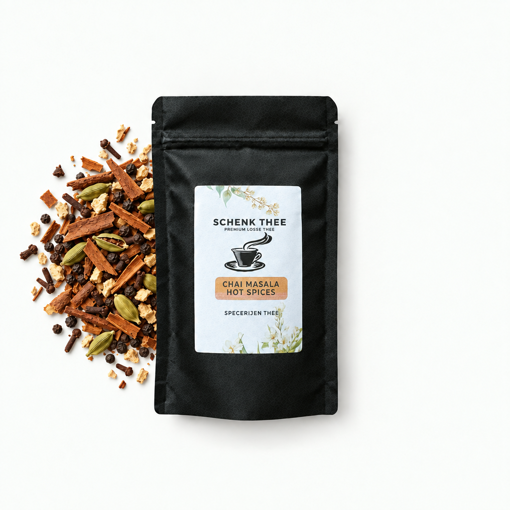 Schenk Thee proefzakje Chai Masala Hot Spices zonder gewichtsaanduiding met losse chai-specerijen