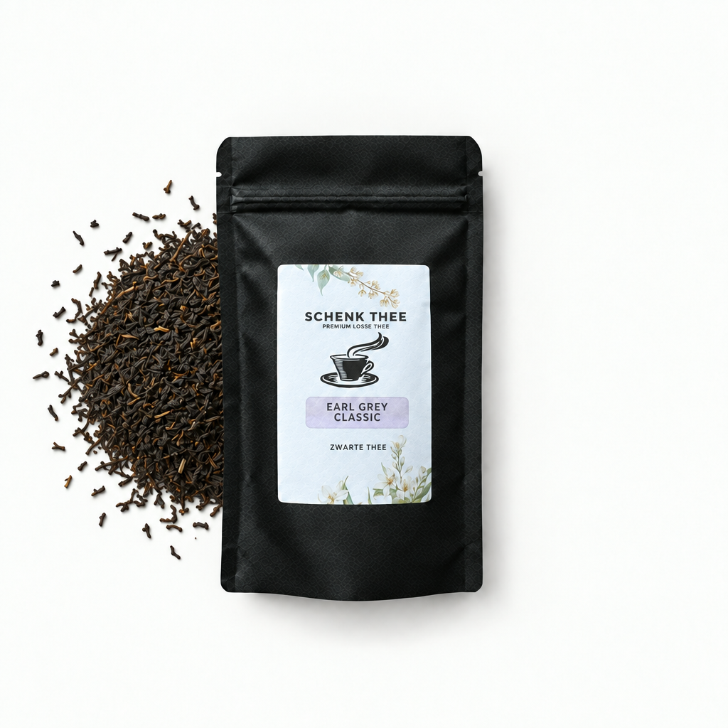 Earl Grey Classic verpakking met losse zwarte thee zonder gewichtsaanduiding