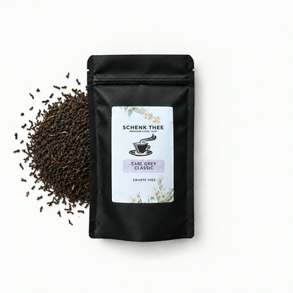 Earl Grey Classic verpakking met losse zwarte thee zonder gewichtsaanduiding